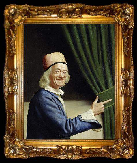 framed  Jean-Etienne Liotard Self-portrait, ta009-2